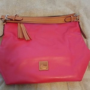 Large Dooney & Bourke Hobo Tote with Key Fob